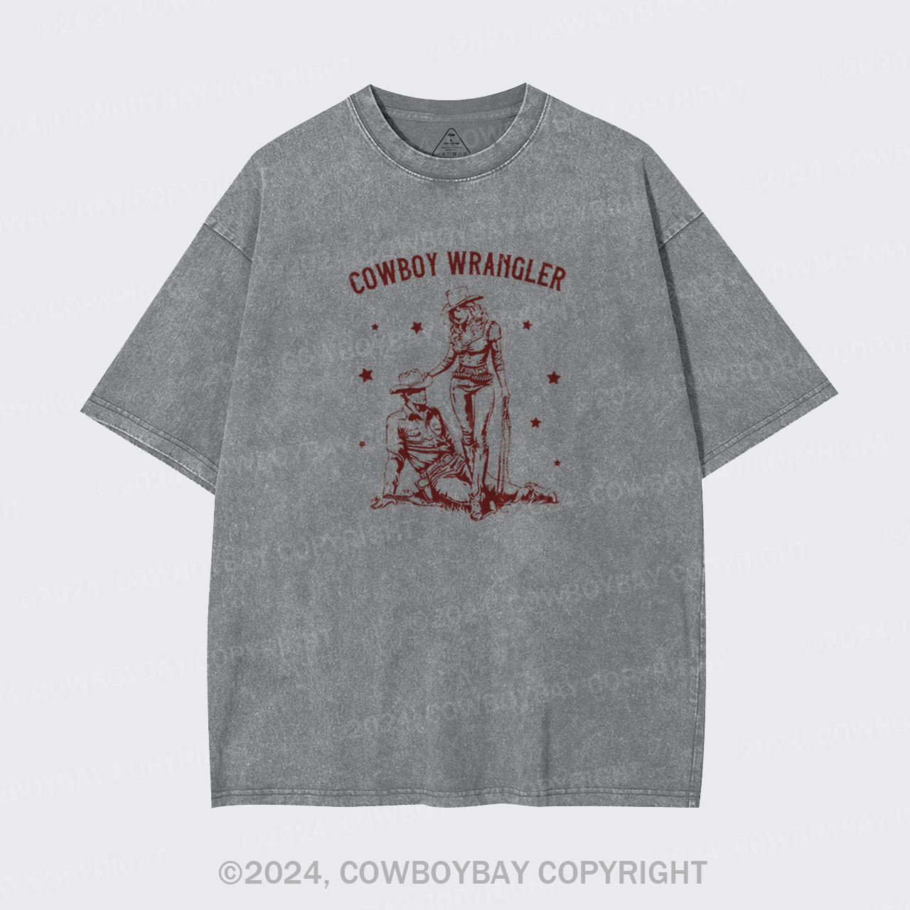 Cowboy Wrangler Garment-dye Tees