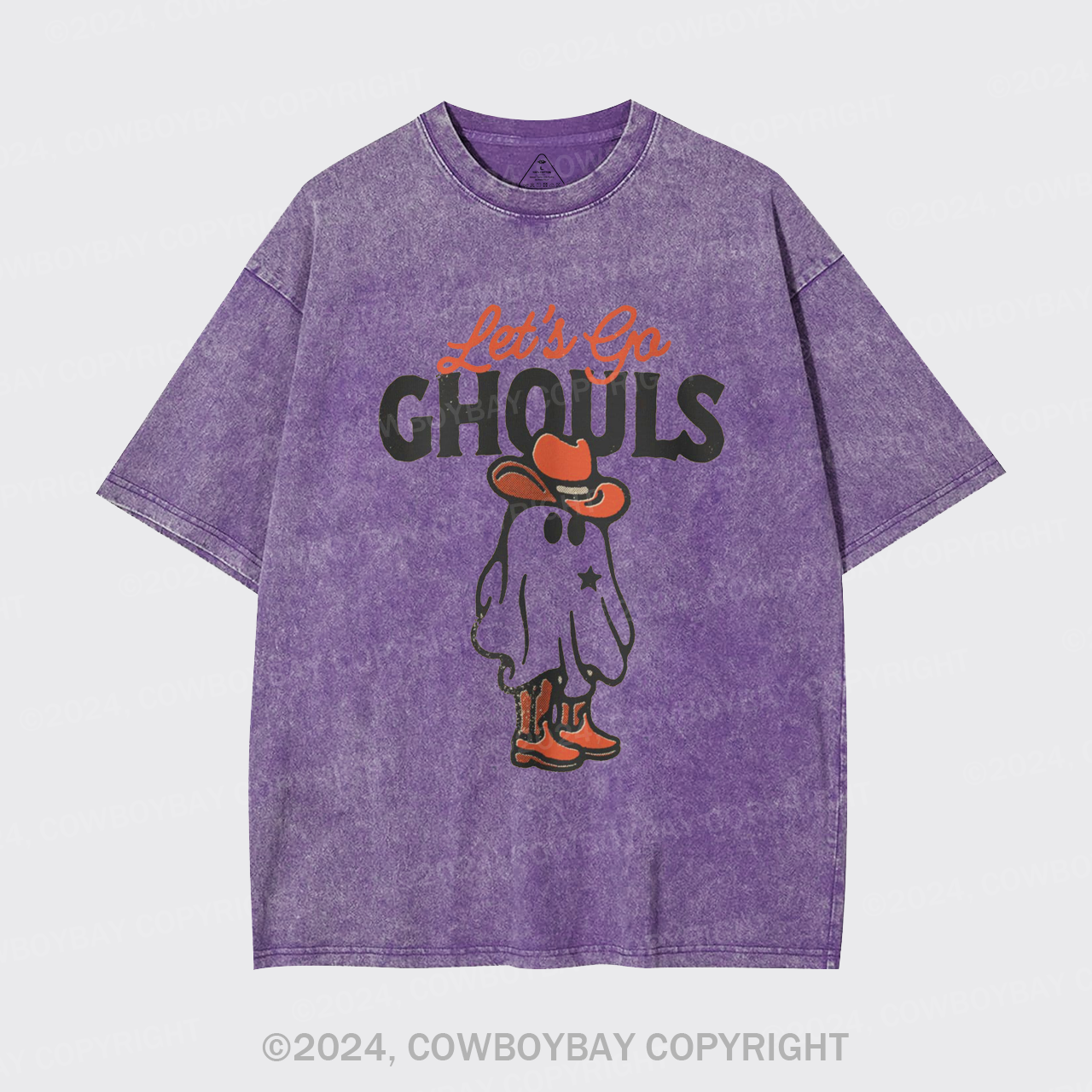 Let's Go Ghouls Crewneck Garment-dye Tees