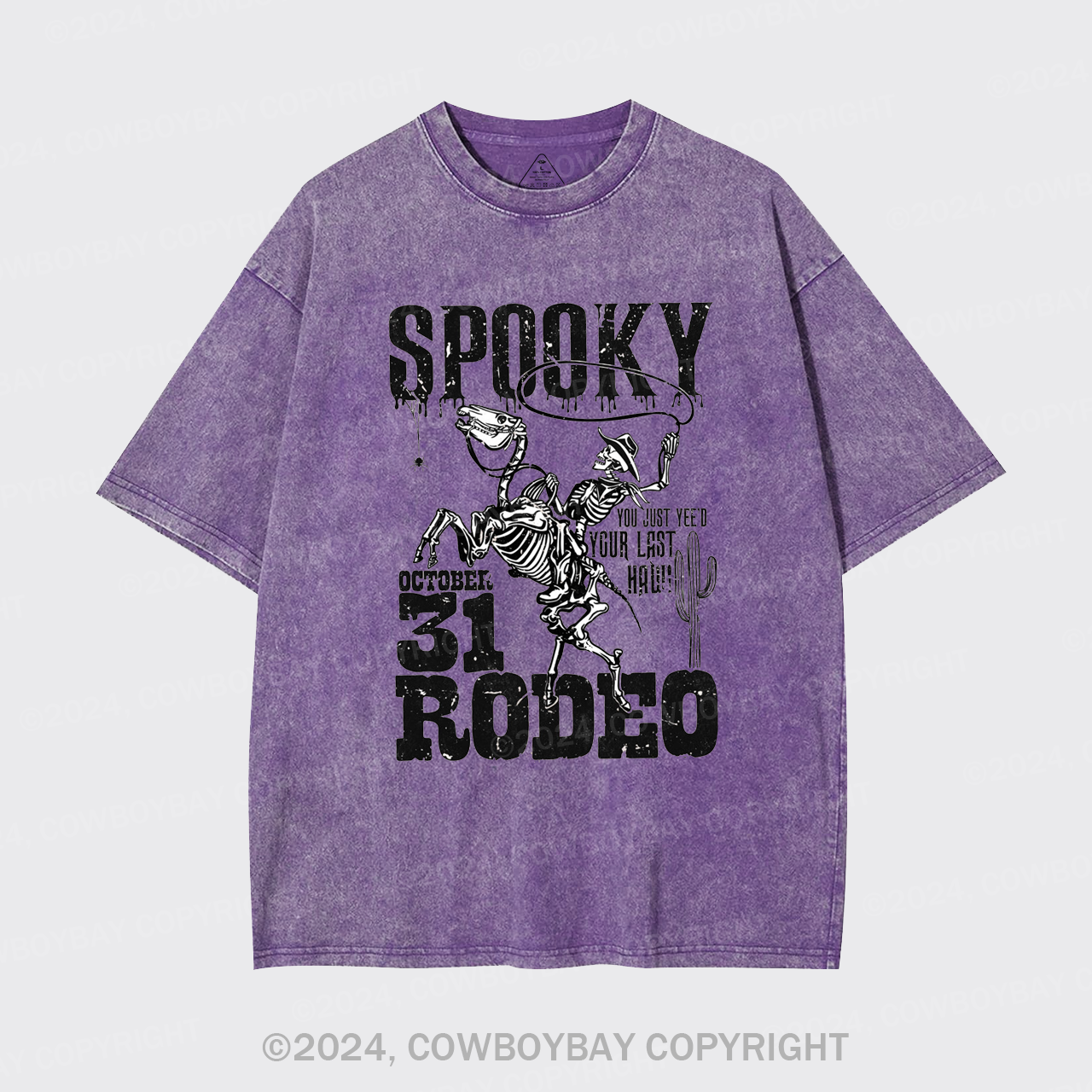 Retro Spooky Rodeo Garment-dye Tees