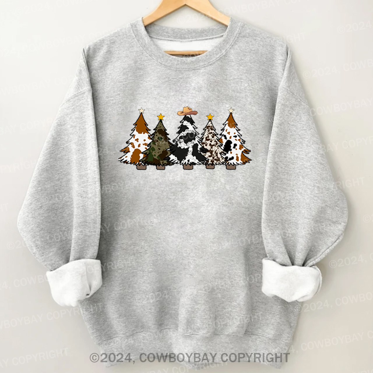 Merry Christmas Cowboy Sweatshirt