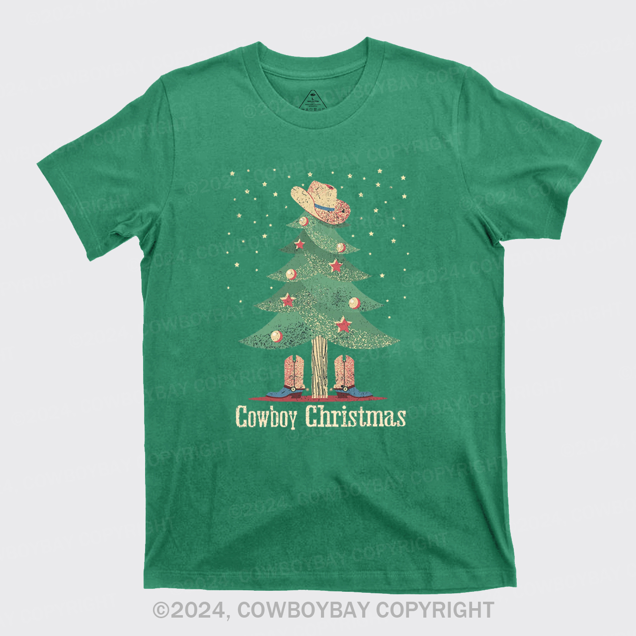Cowboy Christmas Boots T-Shirts