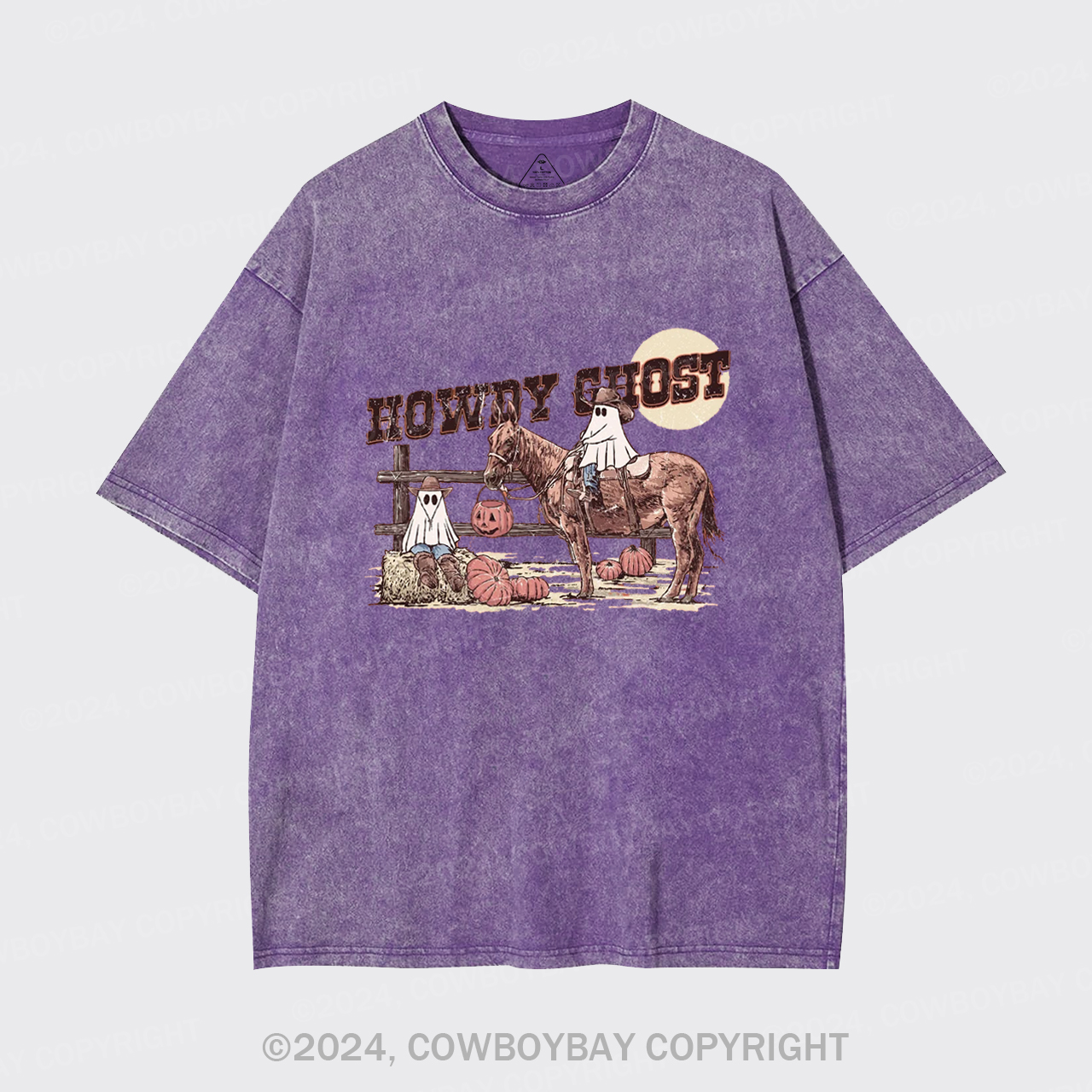 Howdy Ghost Garment-dye Tees
