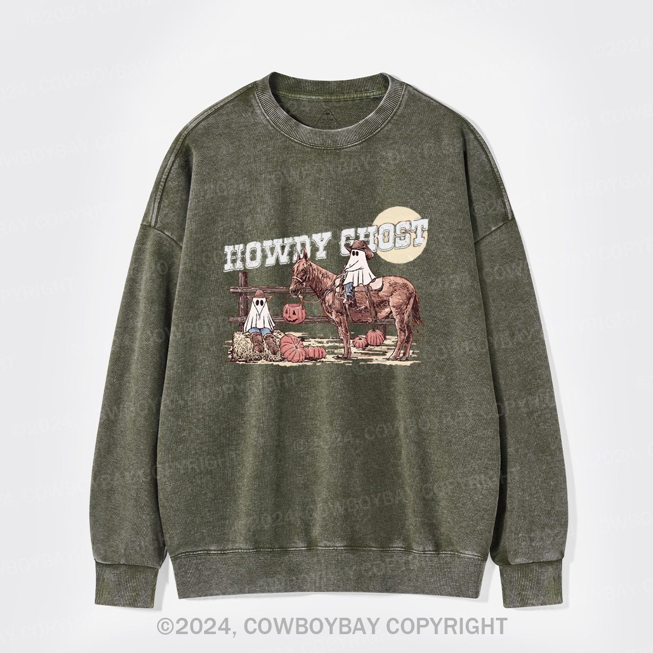 Howdy Ghost Washed Sweatshirts