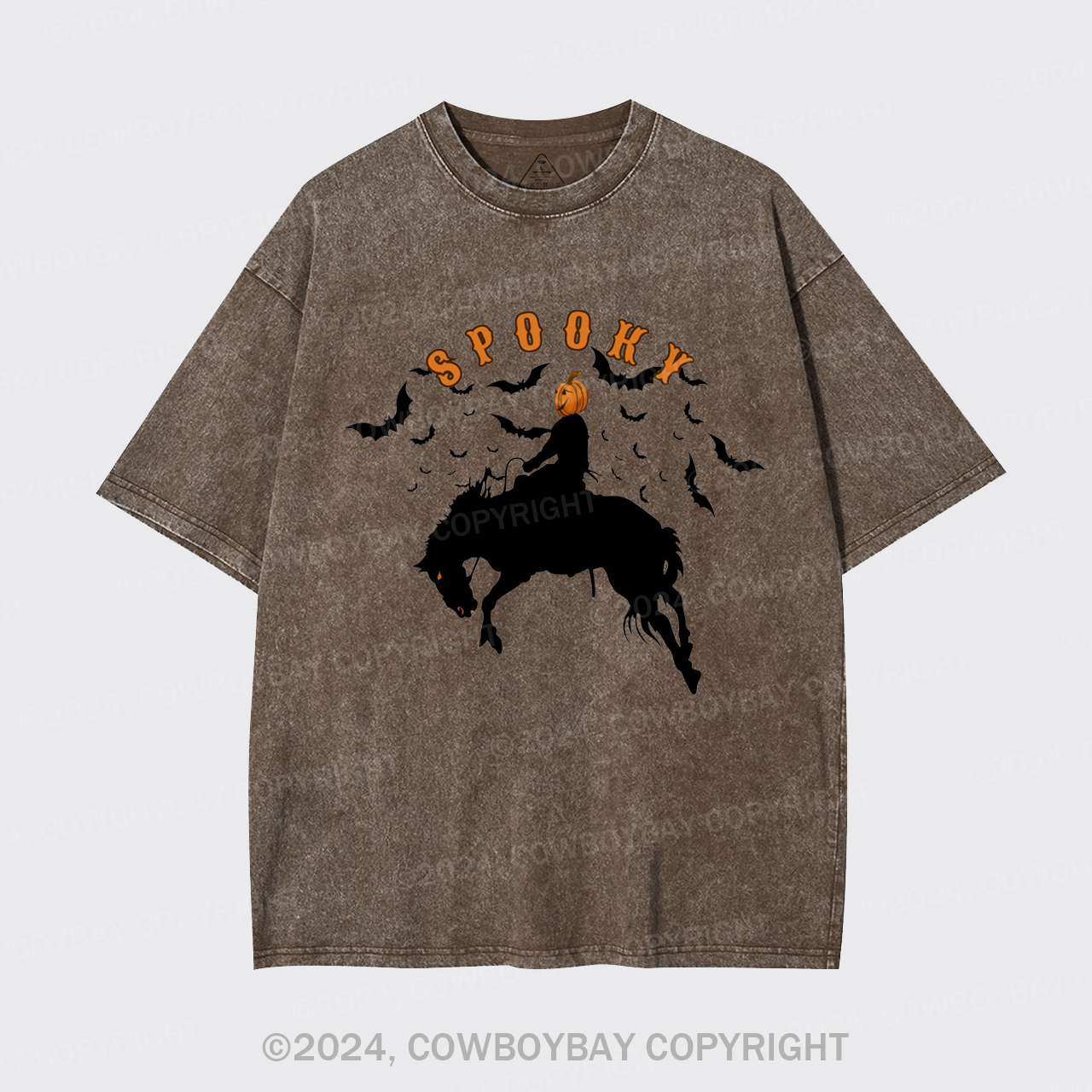 Spooky Bronc Garment-dye Tees
