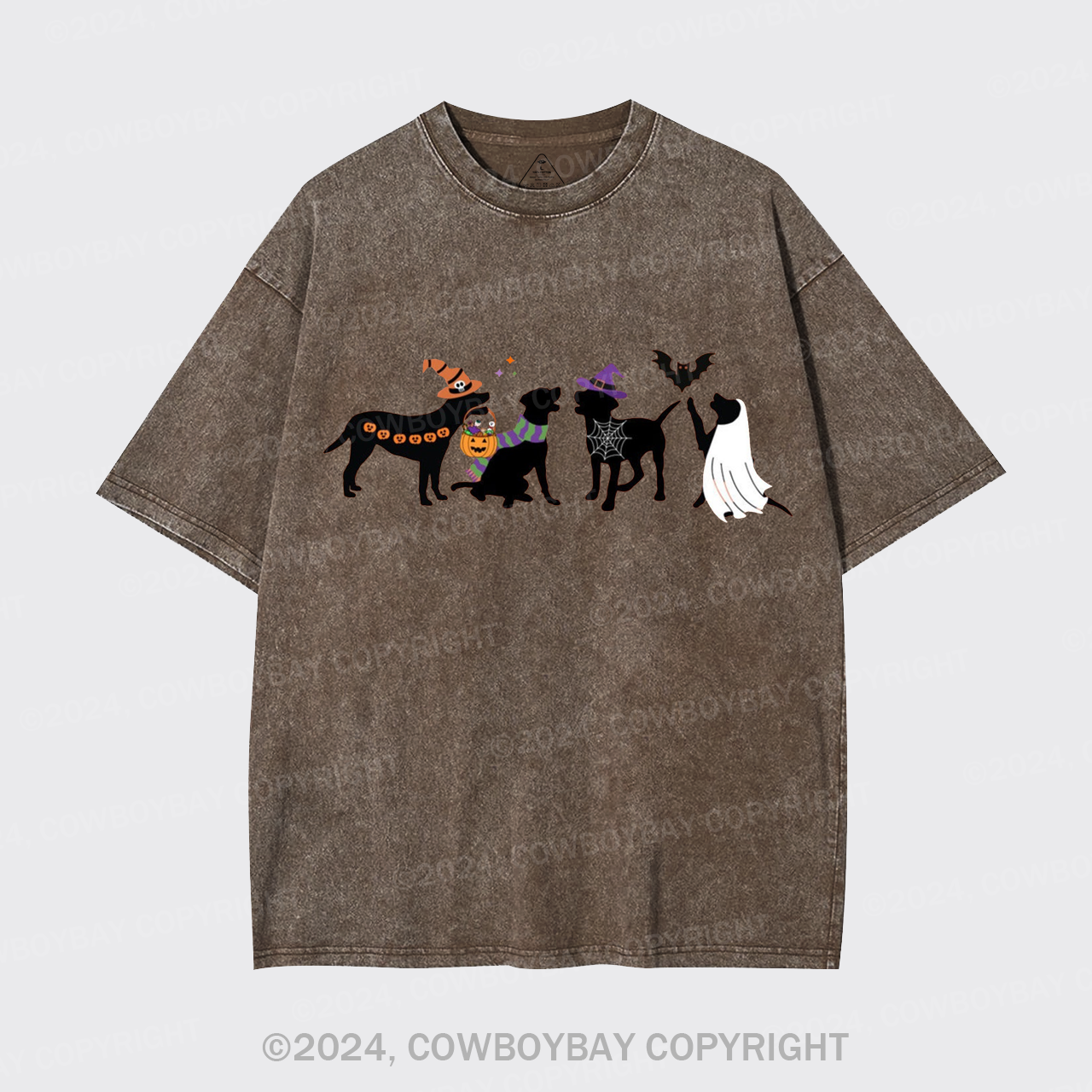 Halloween Dog Garment-dye Tees