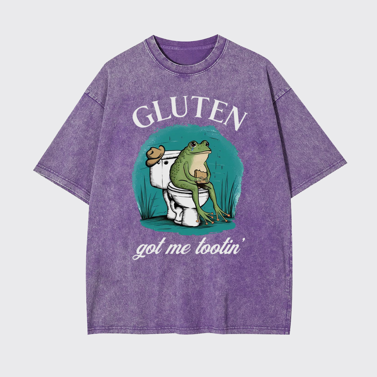 Gluten Got Me Tootin Garment-dye Tees