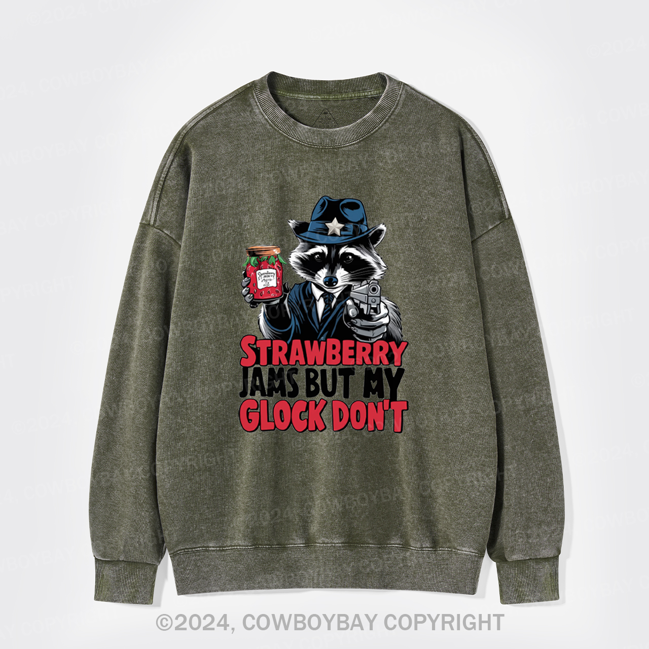 I Advise You To Stay Away Washed Sweatshirts