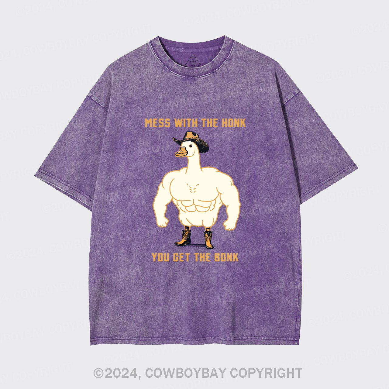 Mess with the Honk You Get the Bonk Garment-dye Tees