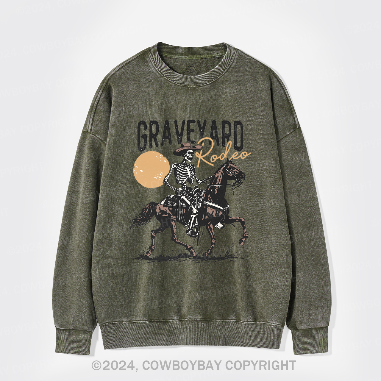 Graveyard Rodeo Washed Sweatshirts