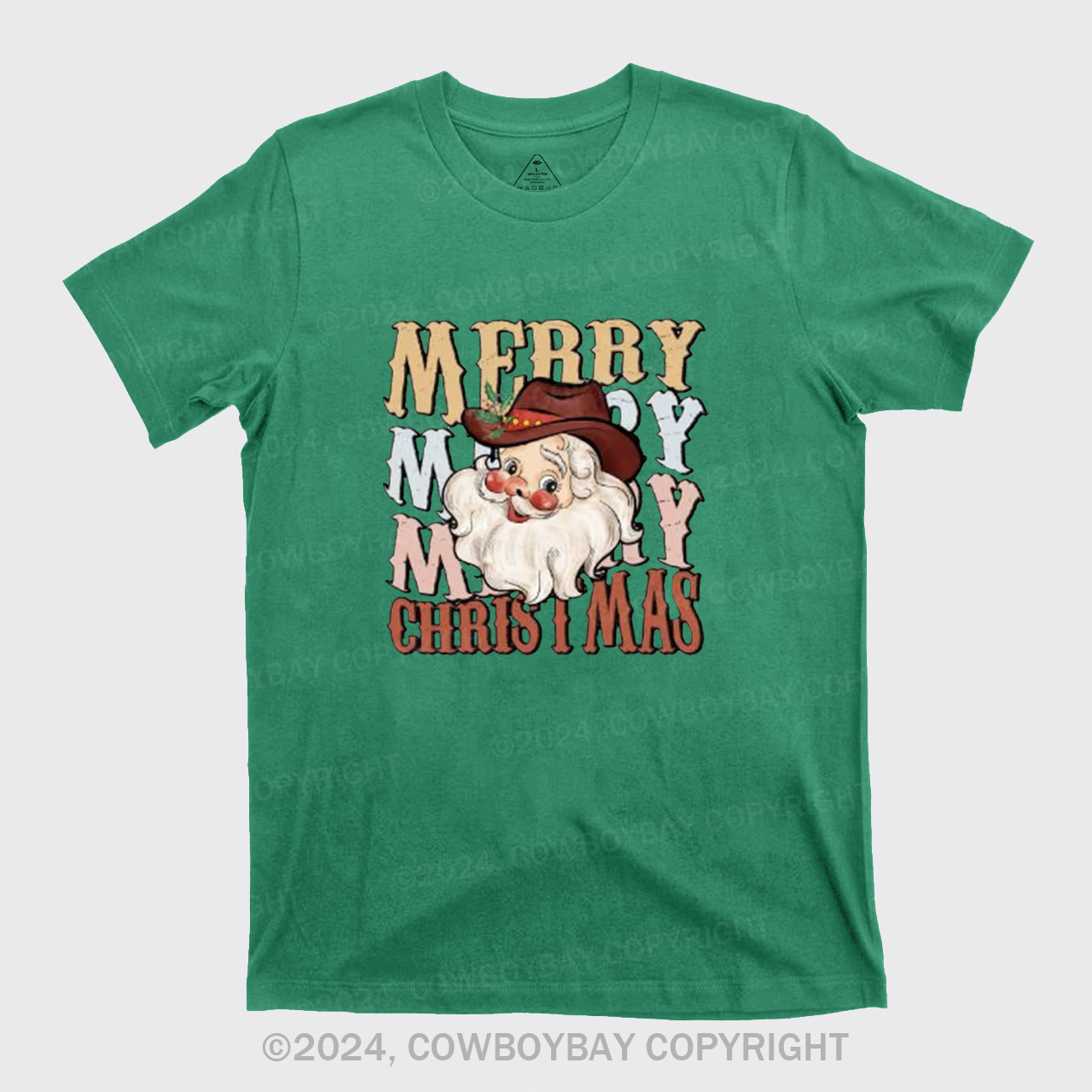Merry Santa Cowboy T-Shirts