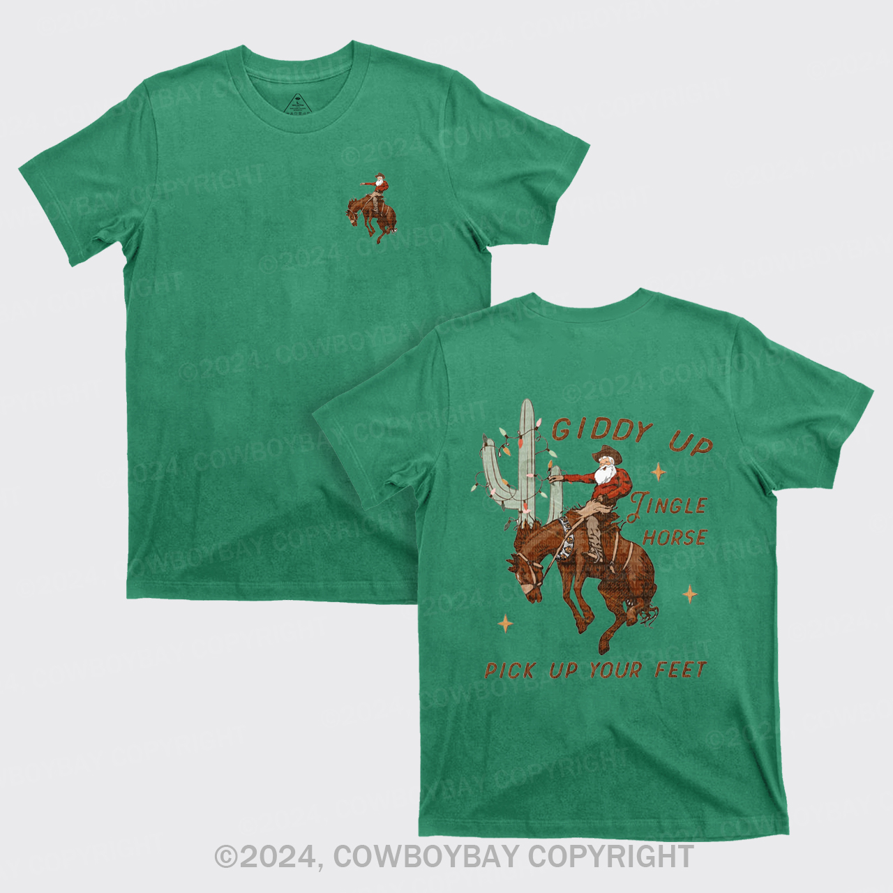 Giddy Up Jingle Horse Christmas T-Shirts