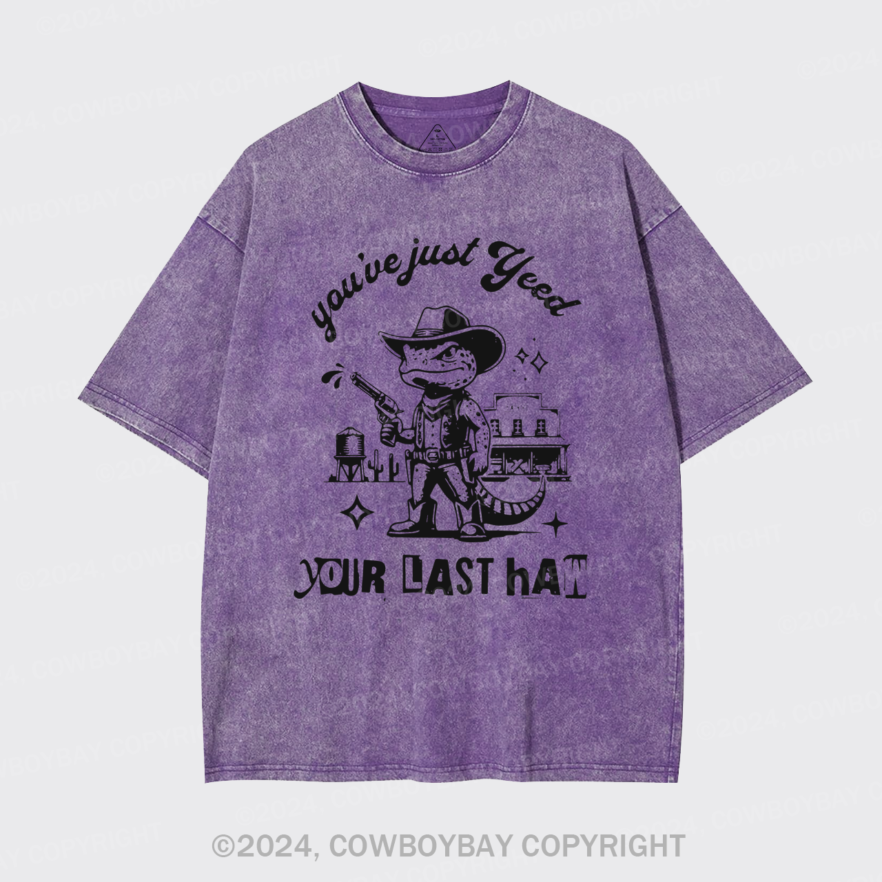 Your Last Haw Cowboy Frog Garment-dye Tees