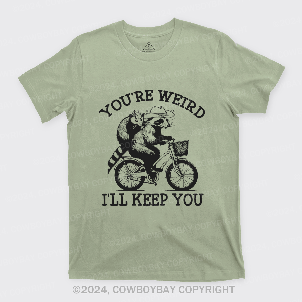Raccoon and Possum Cycle Riding T-Shirts