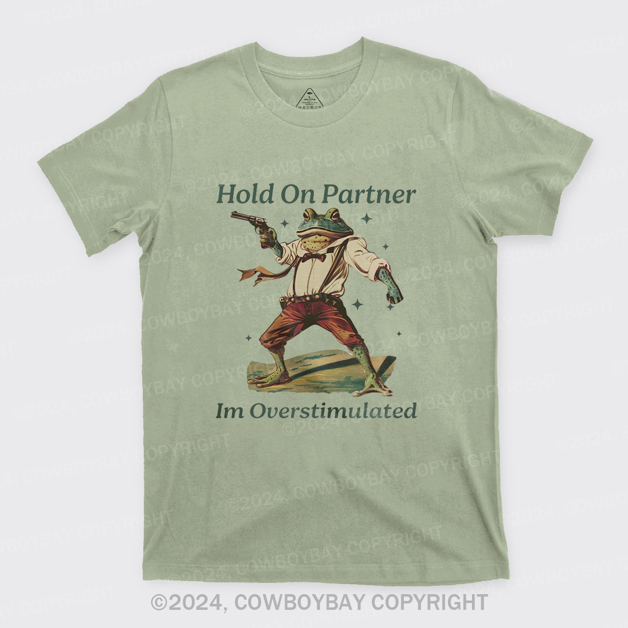 Hold On Partner Im Overstimulated T-Shirts