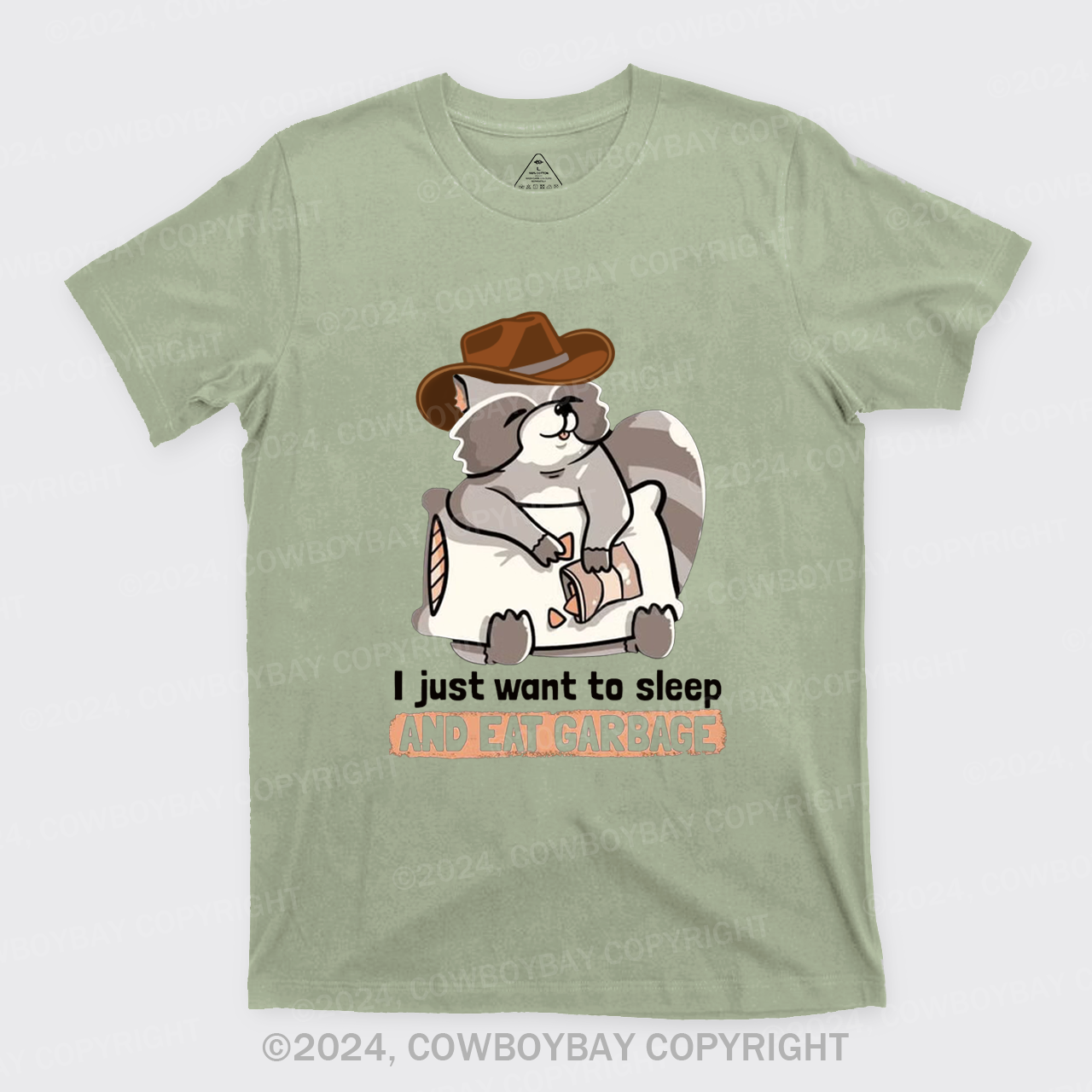 Sleep And Eat Garbage T-Shirts