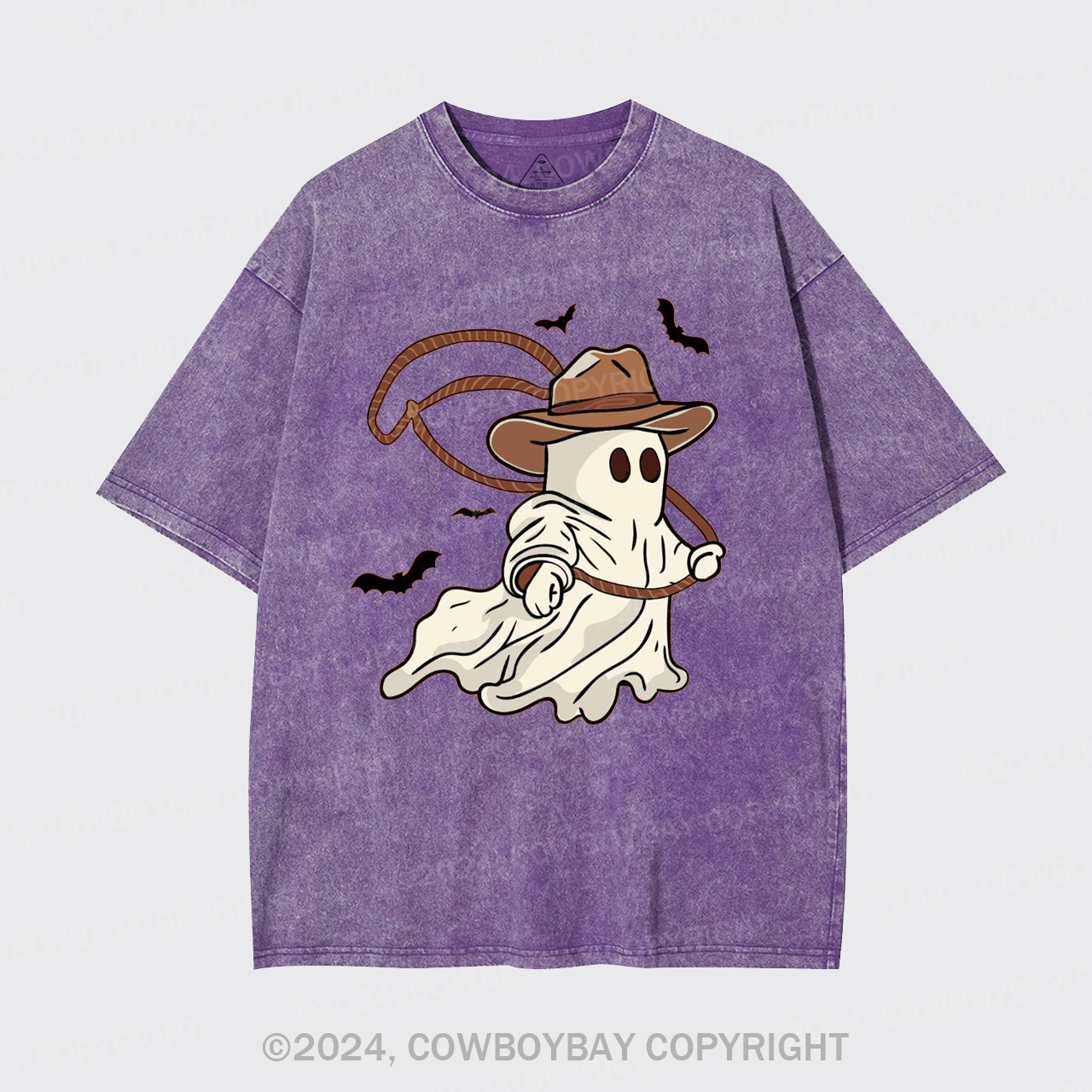Ghost Cowboy Lasso Garment-dye Tees