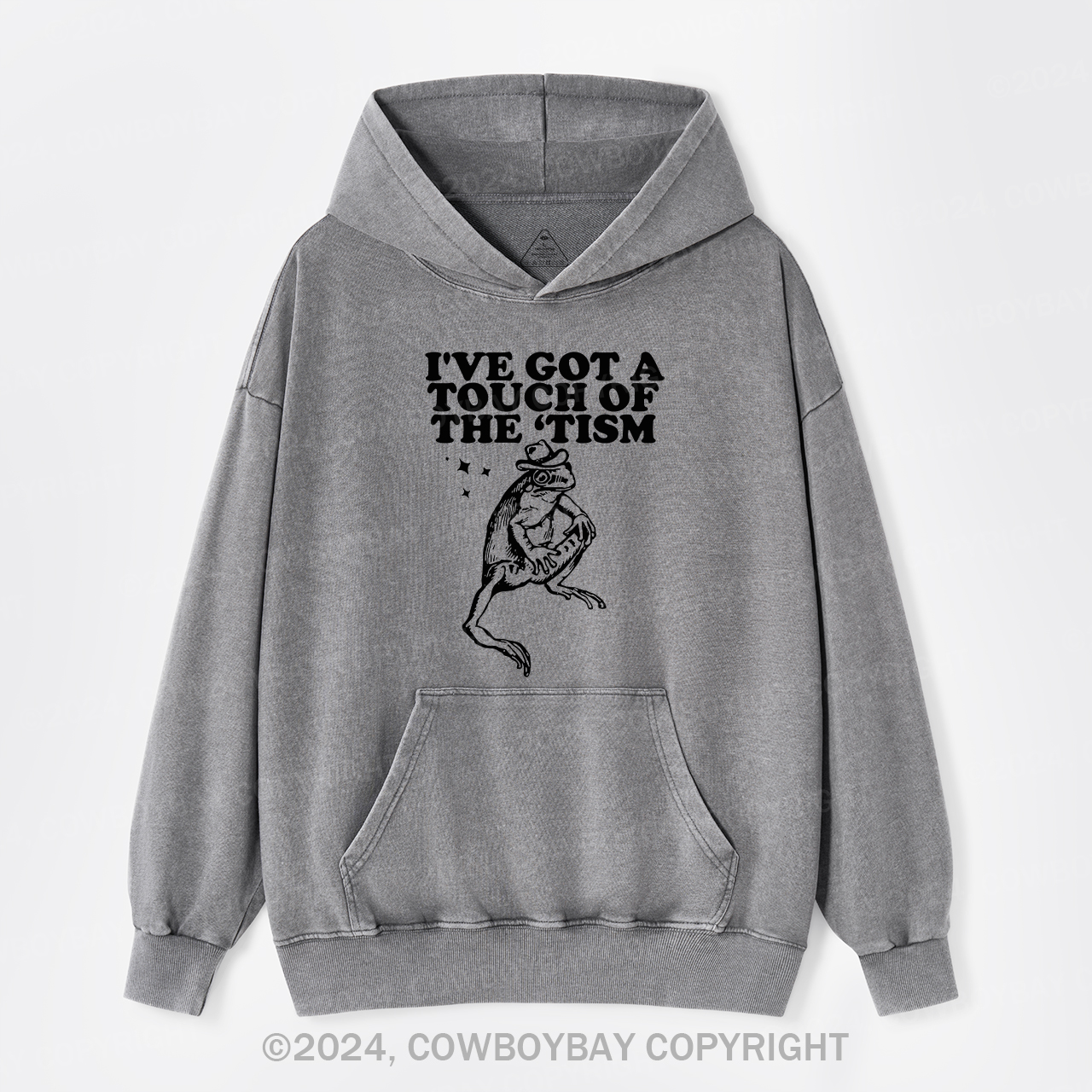 I've Got A Touch Of The Tism Garment-Dye Hoodies