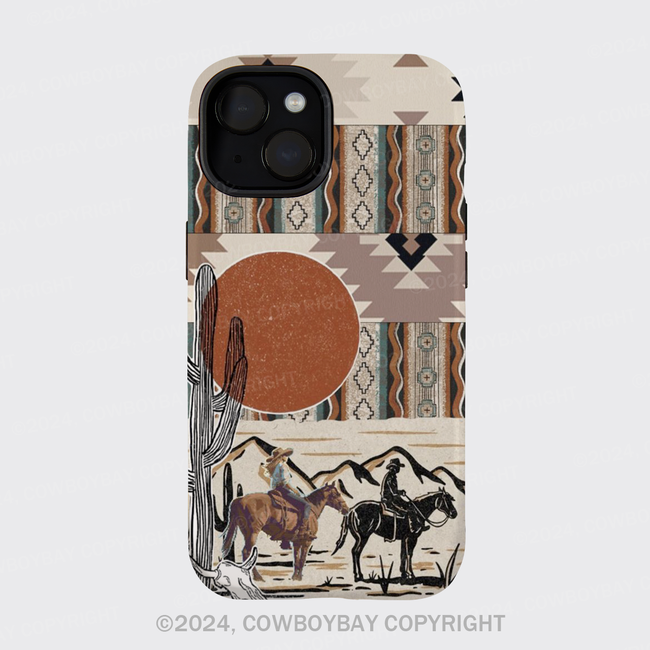 Classic Aztec Western Cowboy Phone Case