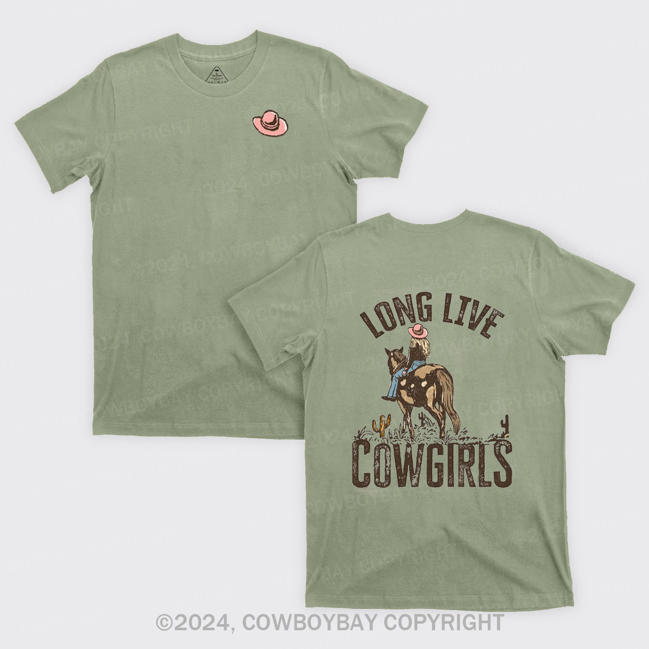 Cowboybay,Long Live Cowgirls T-Shirts