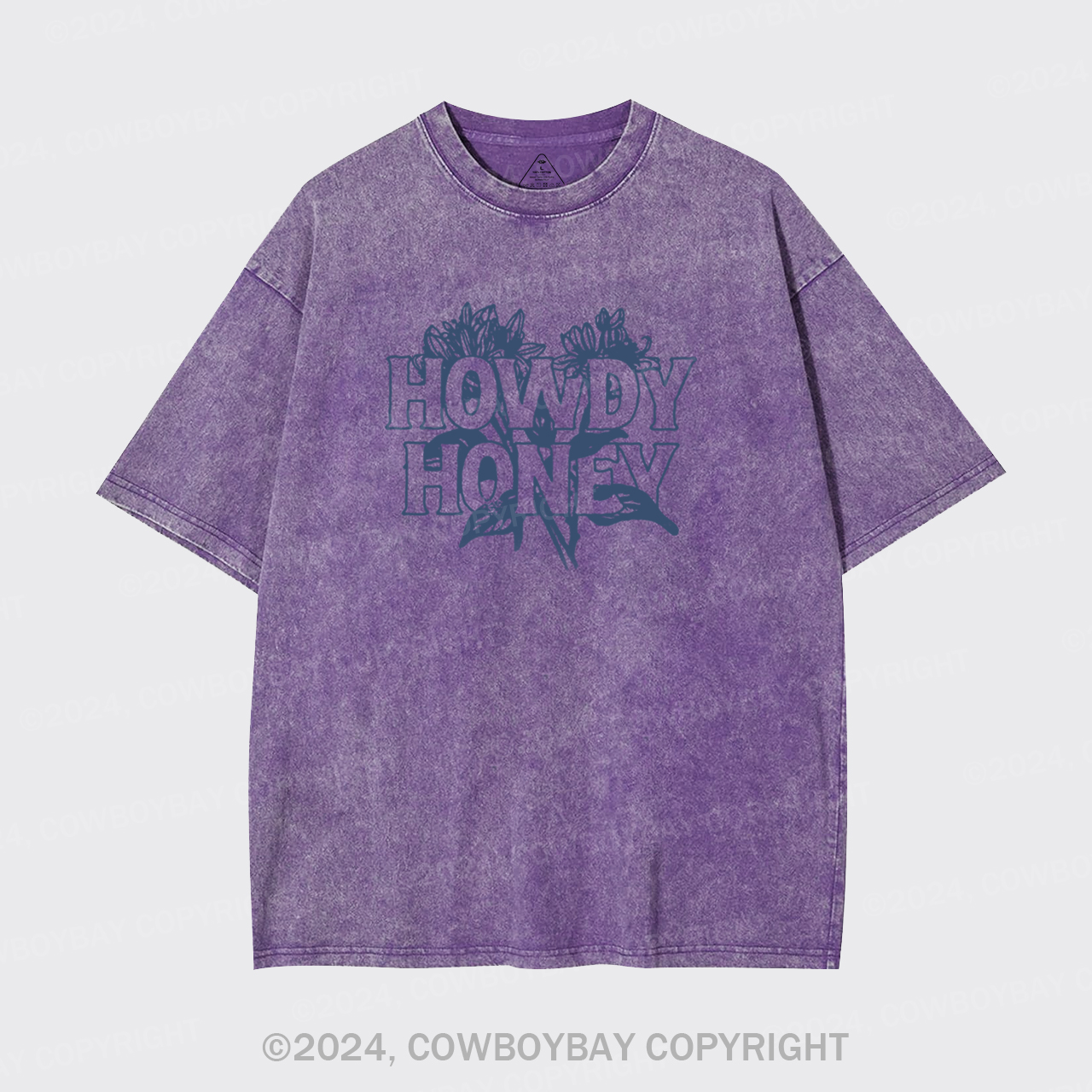 Howdy Honey Honeysuckle Plant Garment-dye Tees