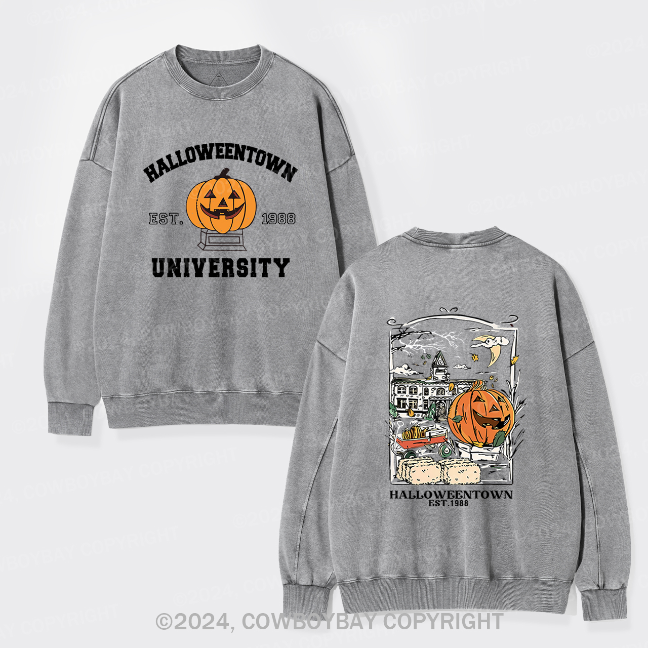 Halloweentown EST.1998 Washed Sweatshirts