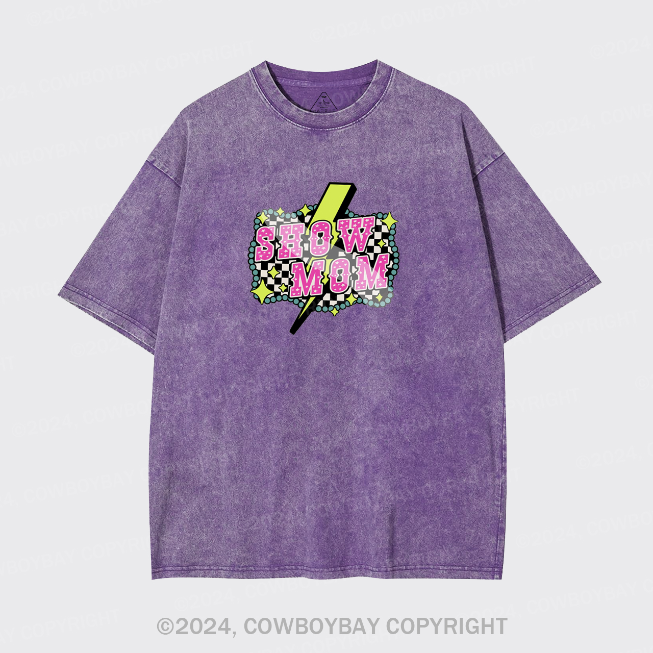 Show Mom Cowgirl Garment-dye Tees