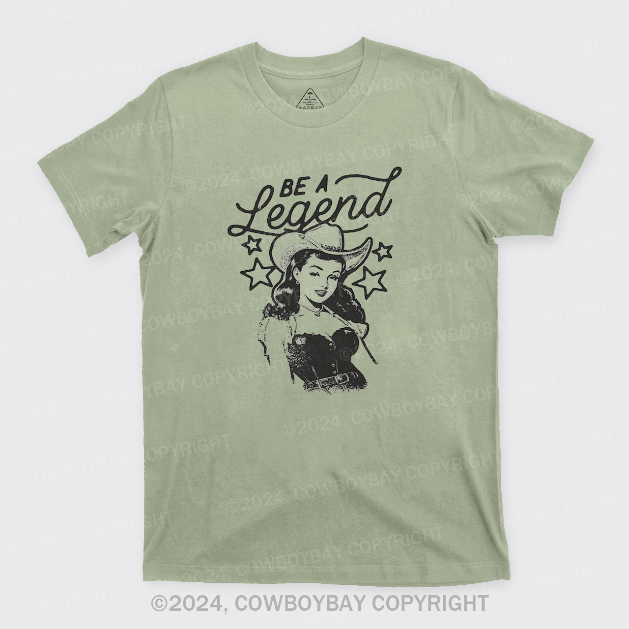 Vintage Sexy Cowgirl Be A Legend T-Shirts