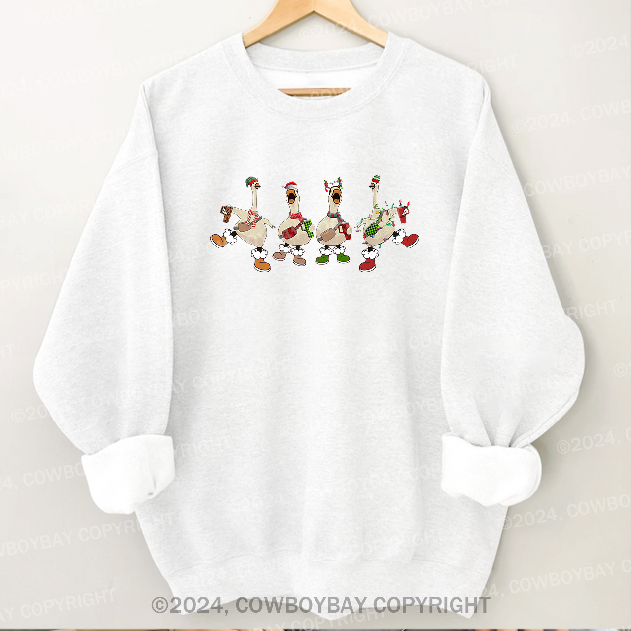 Christmas Gooses Obsessive Cup Disorder Sweatshirt