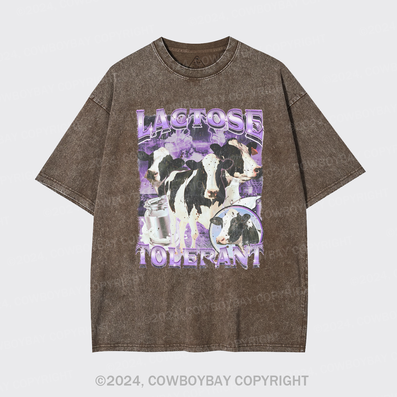 Lactose Tolerant Garment-dye Tees