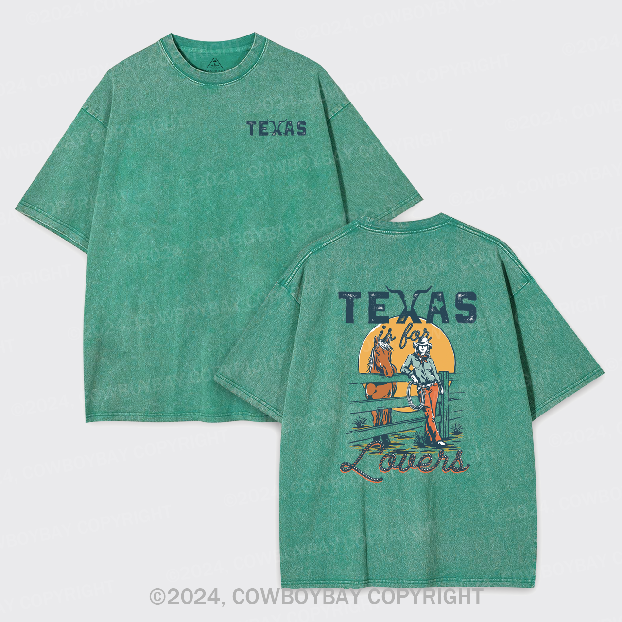 Texas Is For Lovers Garment-dye Tees