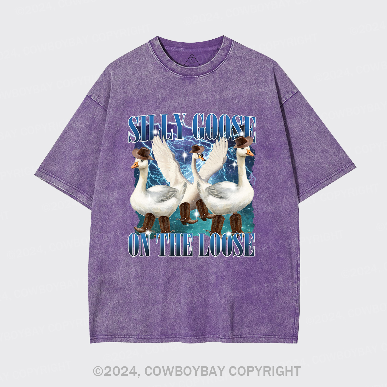 Silly Goose On The Loose Garment-dye Tees