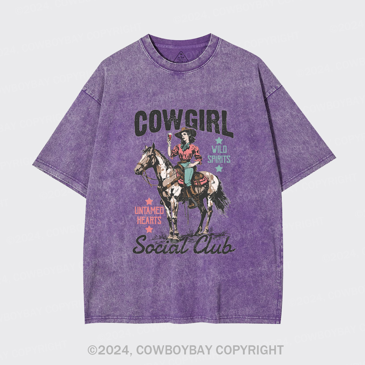 Cowgirl Social Club Garment-dye Tees