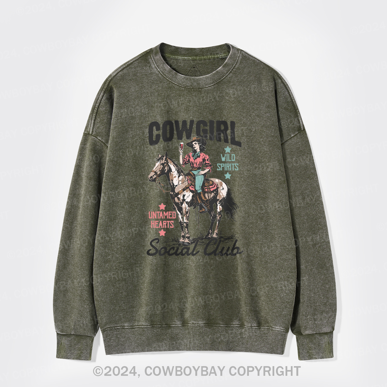 Cowgirl Social Club Washed Sweatshirts