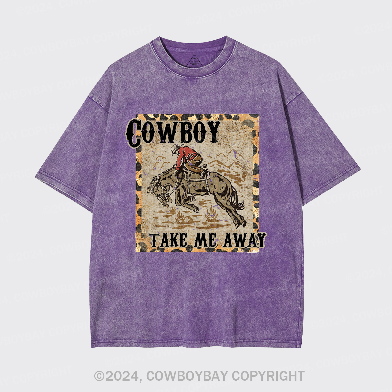 Cowboy Take Me Away,Western 90s Garment-dye Tees