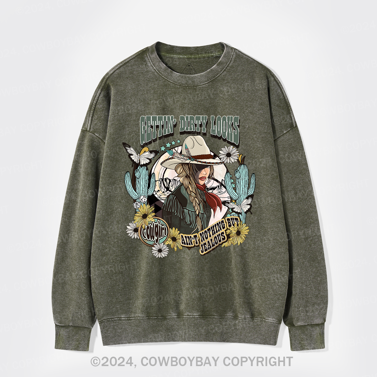 Gettin' Dirty Looks Washed Sweatshirts