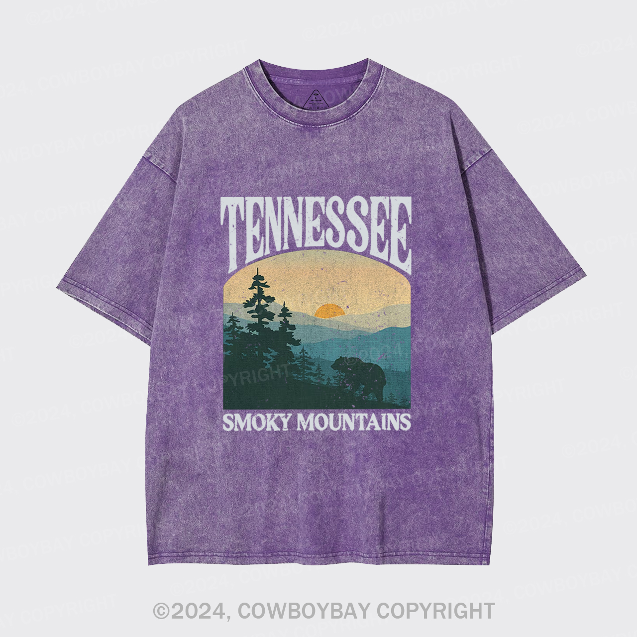 Tennessee Smoky Mountains Garment-dye Tees