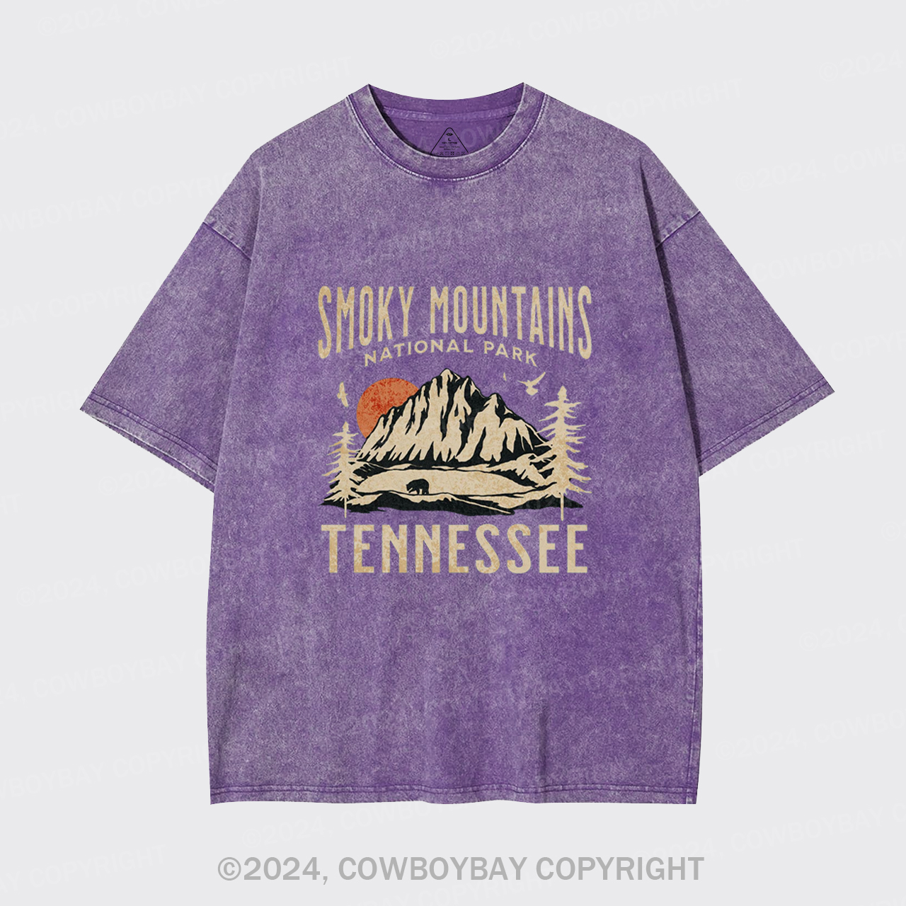 Smoky Mountains National Park Tennessee Garment-dye Tees