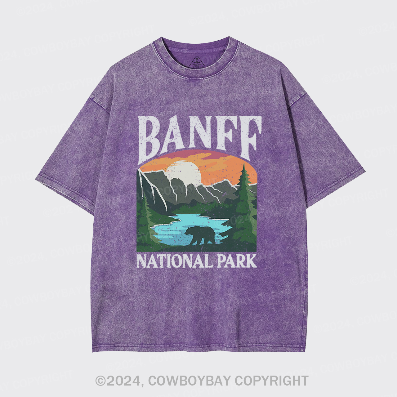 Rockies Banff National Park Garment-dye Tees