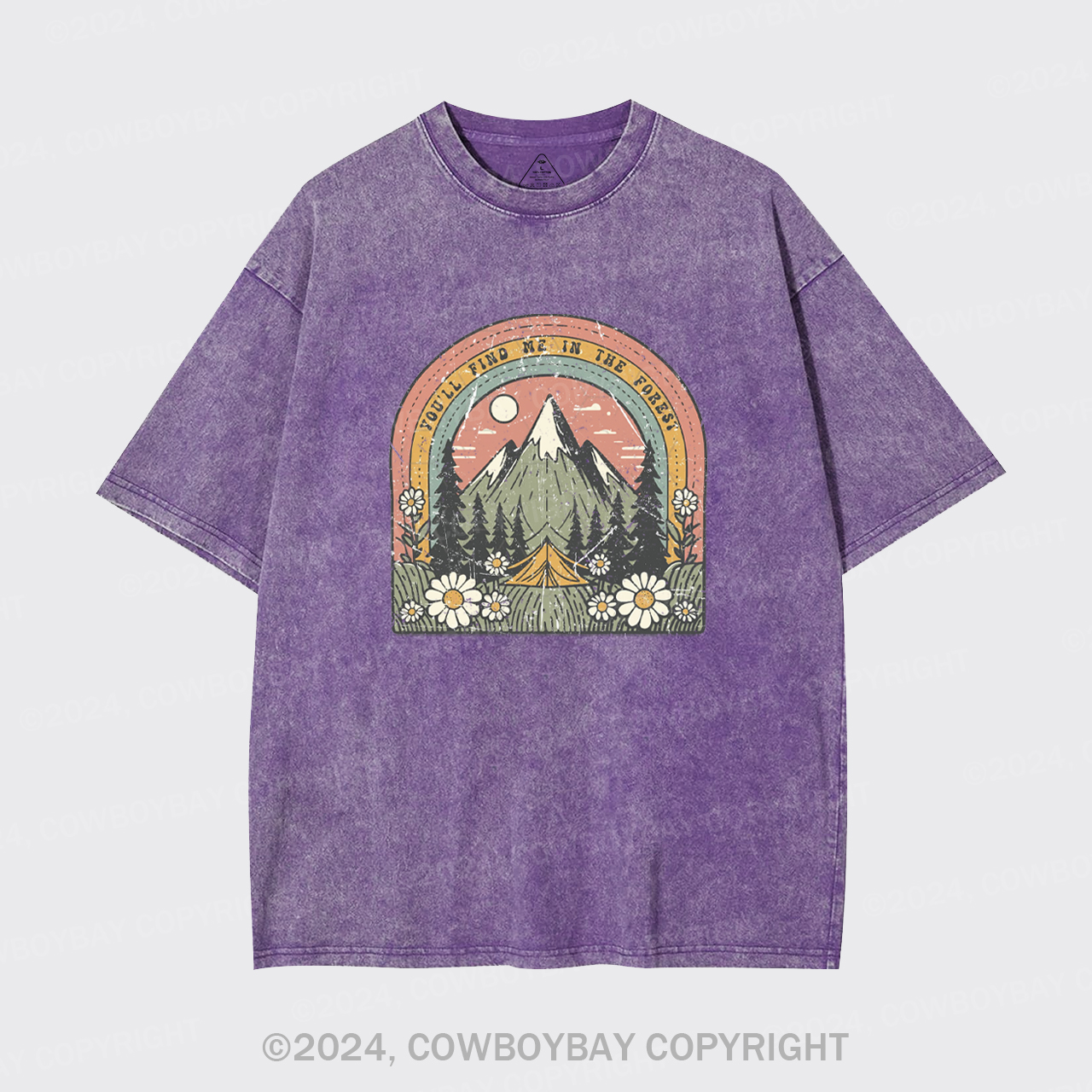 You'll Find Me In The Forest Garment-dye Tees