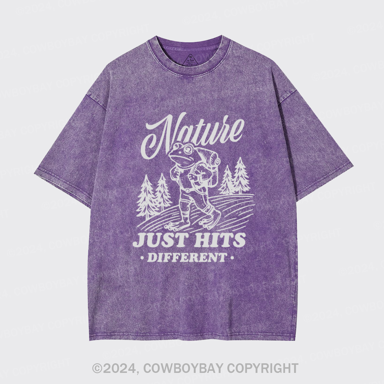 Nature Just Hits Different Garment-dye Tees