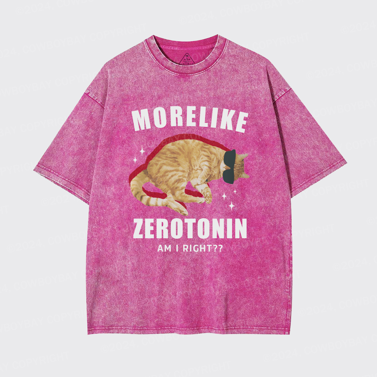 More Like Zerotonin Am I Right Garment-dye Tees