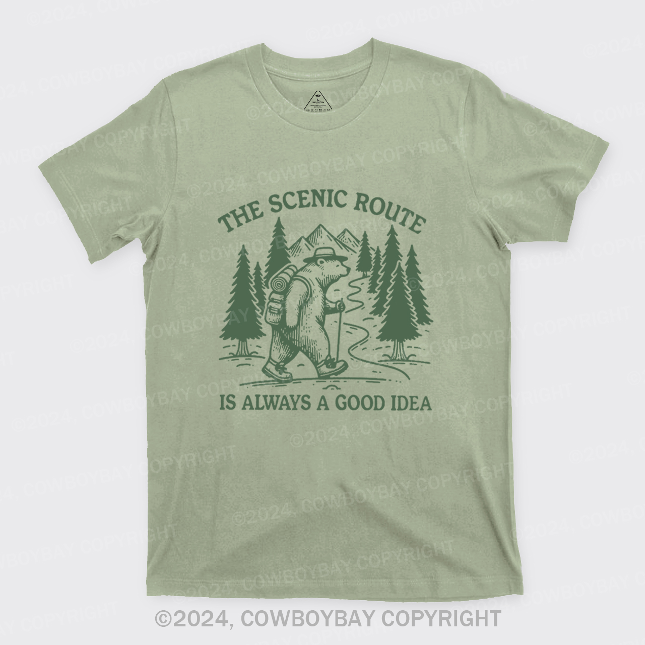 The Scenic Route Is Always A Good Idea T-Shirts
