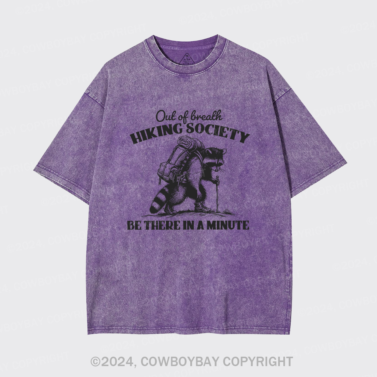 Out of Breath Hiking Society Garment-dye Tees