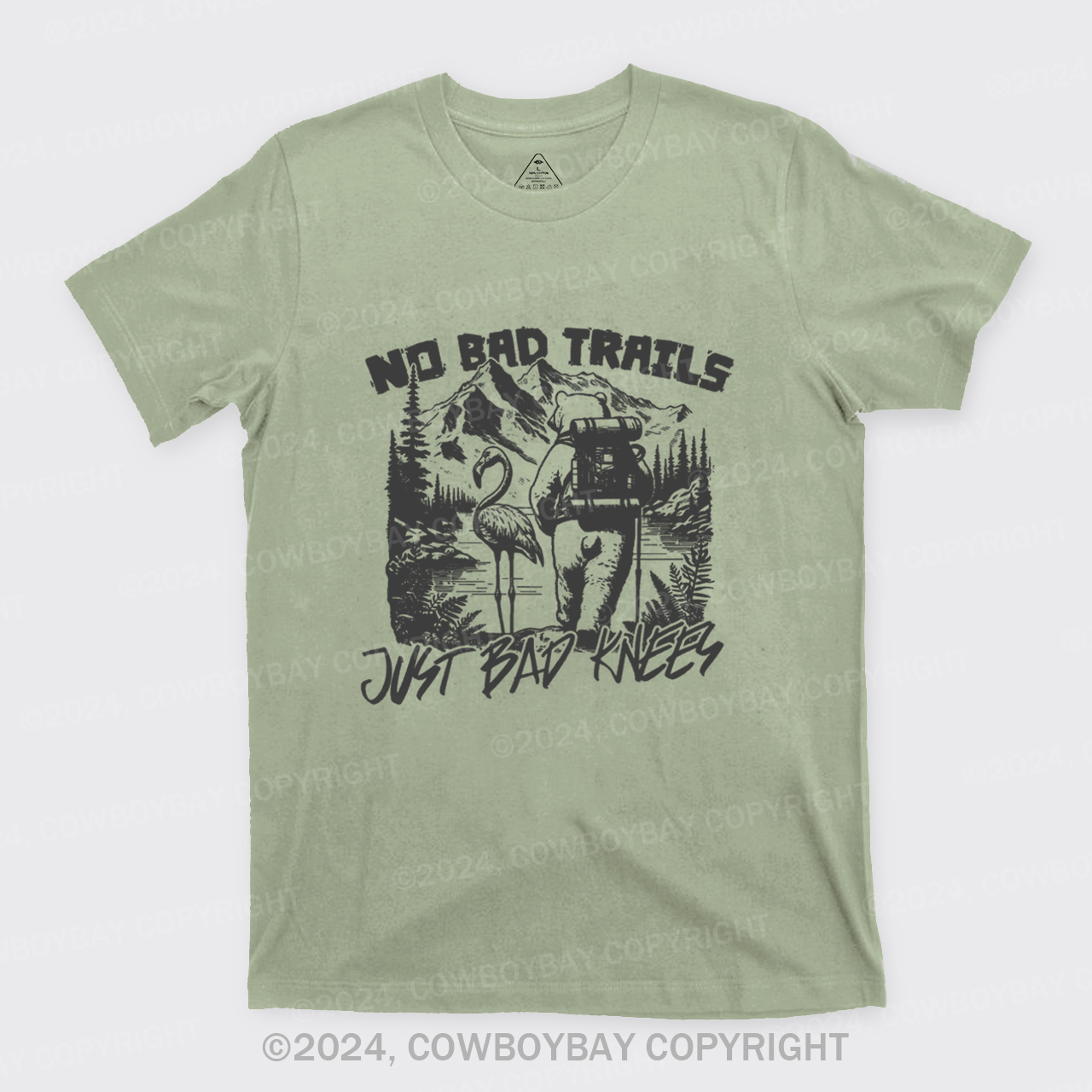 Nature Adventure No Bad Trails Just Bad Knees T-Shirts