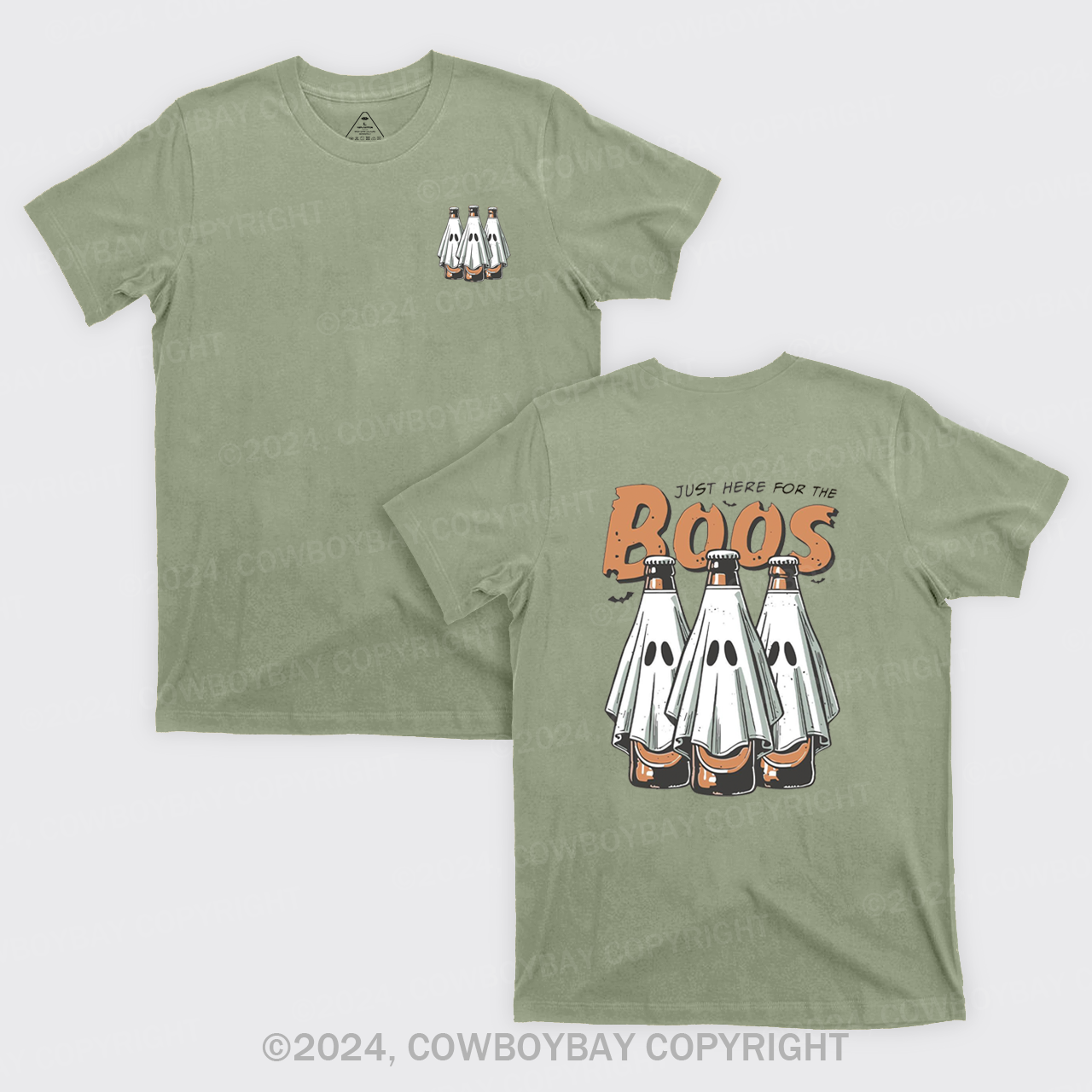 Halloween Just Here For The Boos T-Shirts