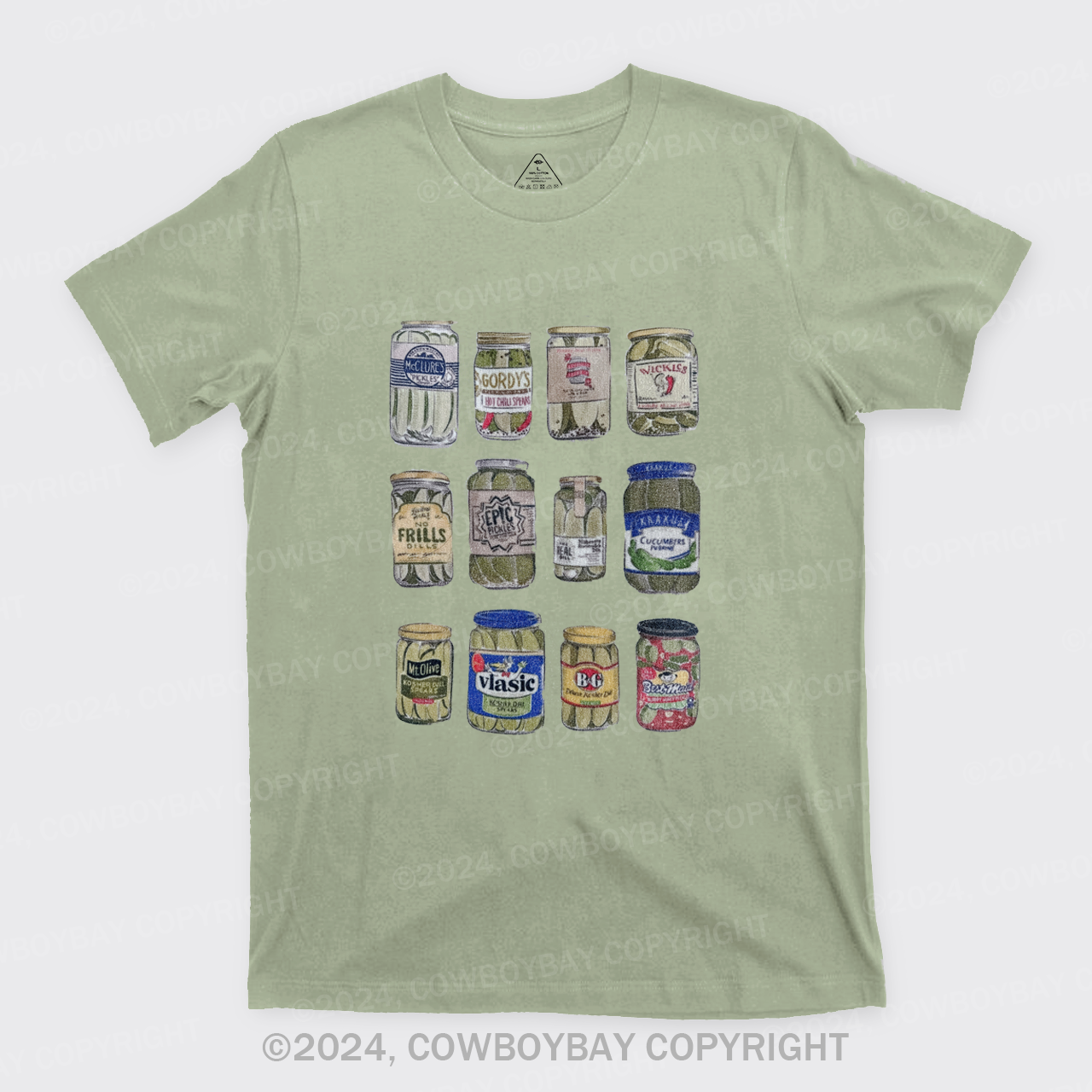 Vintage Canned Pickles Funny T-Shirts