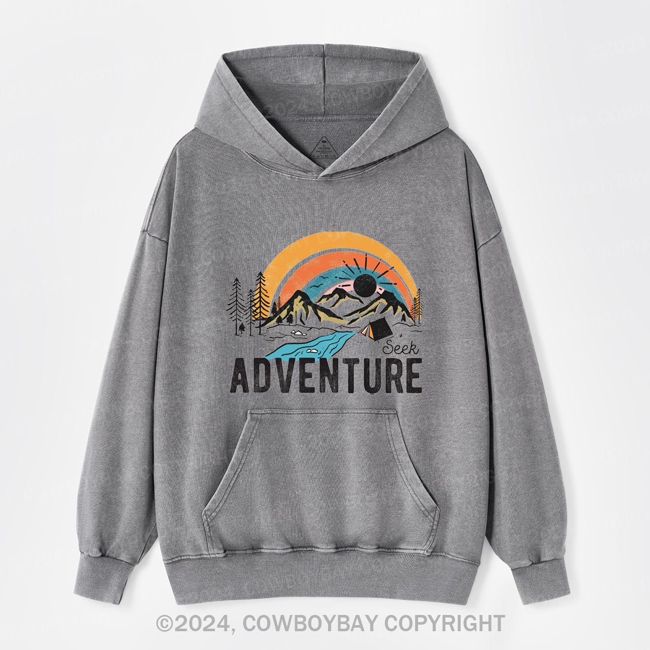 Seek Adventure Garment-Dye Hoodies