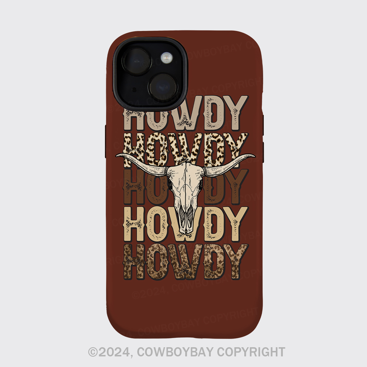 Howdy Lightening Longhorn Phone Case