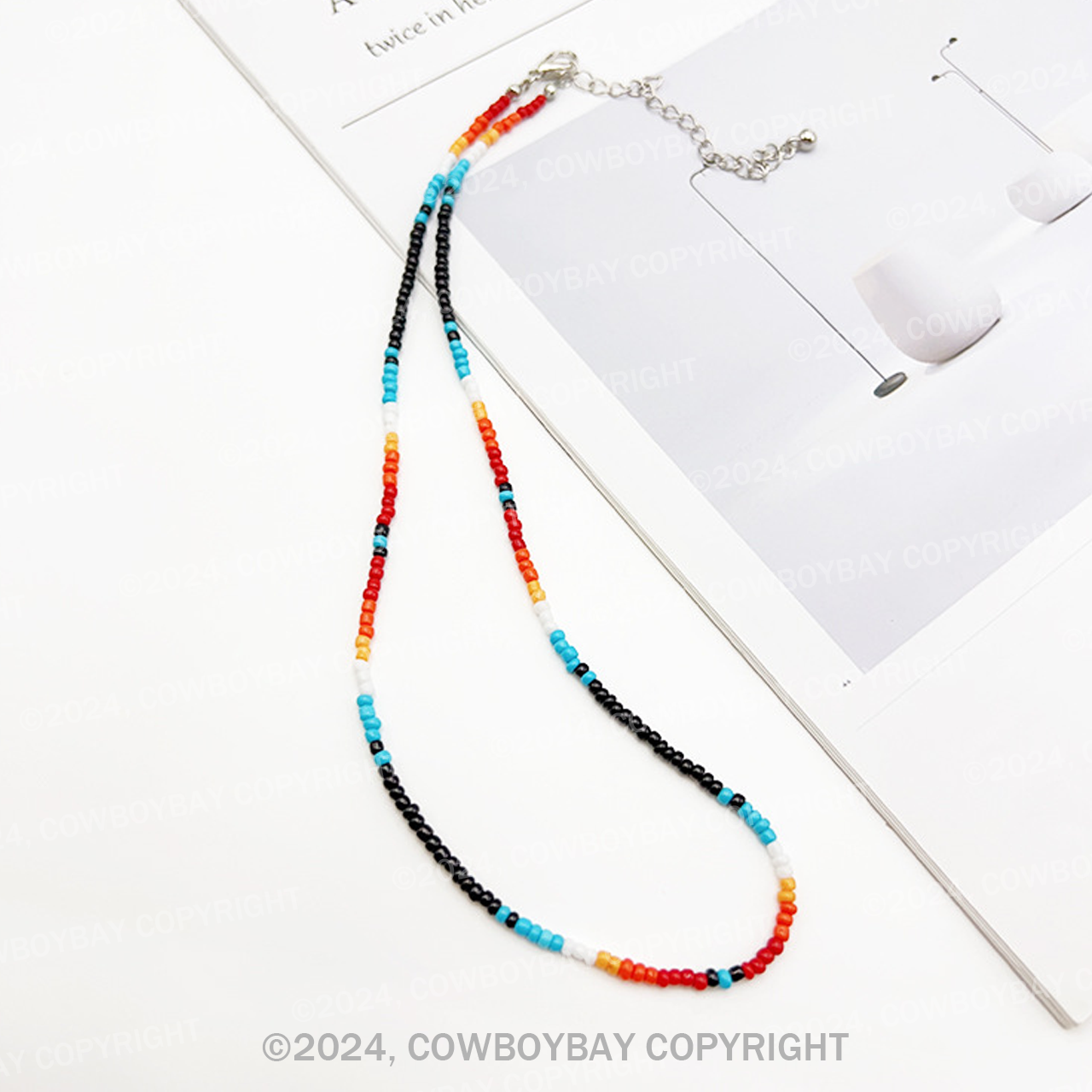 Bohemian Colorful Beaded Necklace