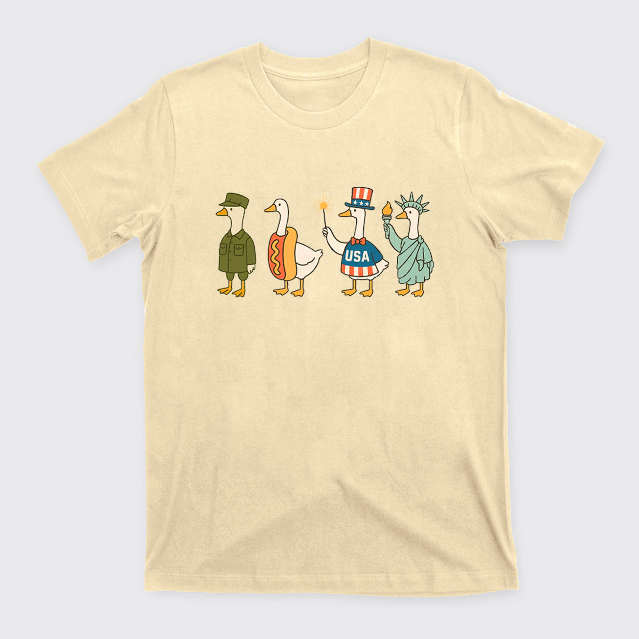 4th Of July-Patriotic Goose T-Shirts